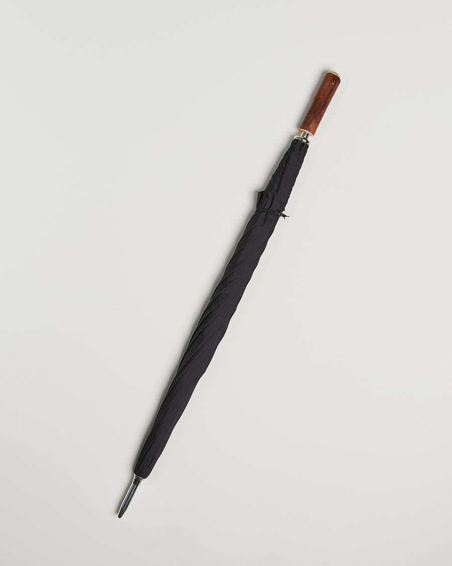 Herr | Paraplyer | Fox Umbrellas | Chestnut Straight Umbrella Black