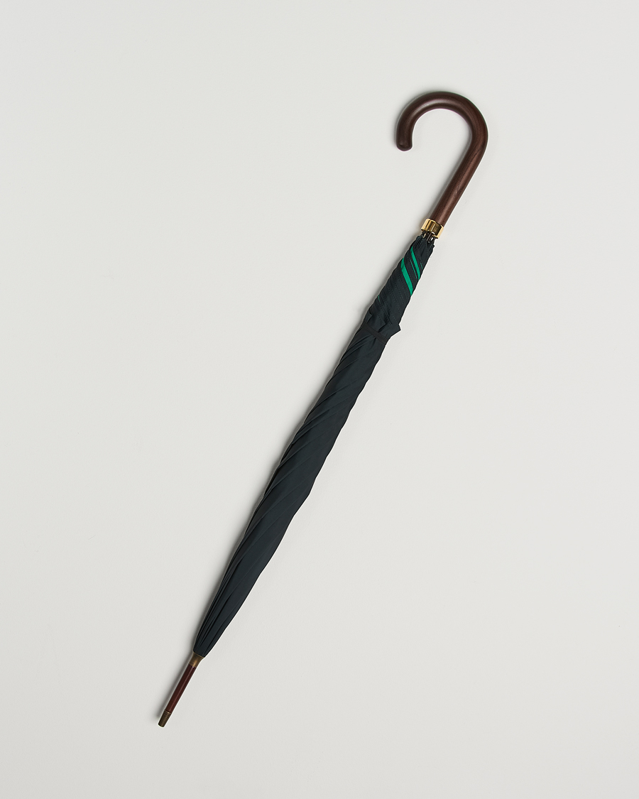 Herr | Paraplyer | Fox Umbrellas | Hardwood Umbrella Black/Green