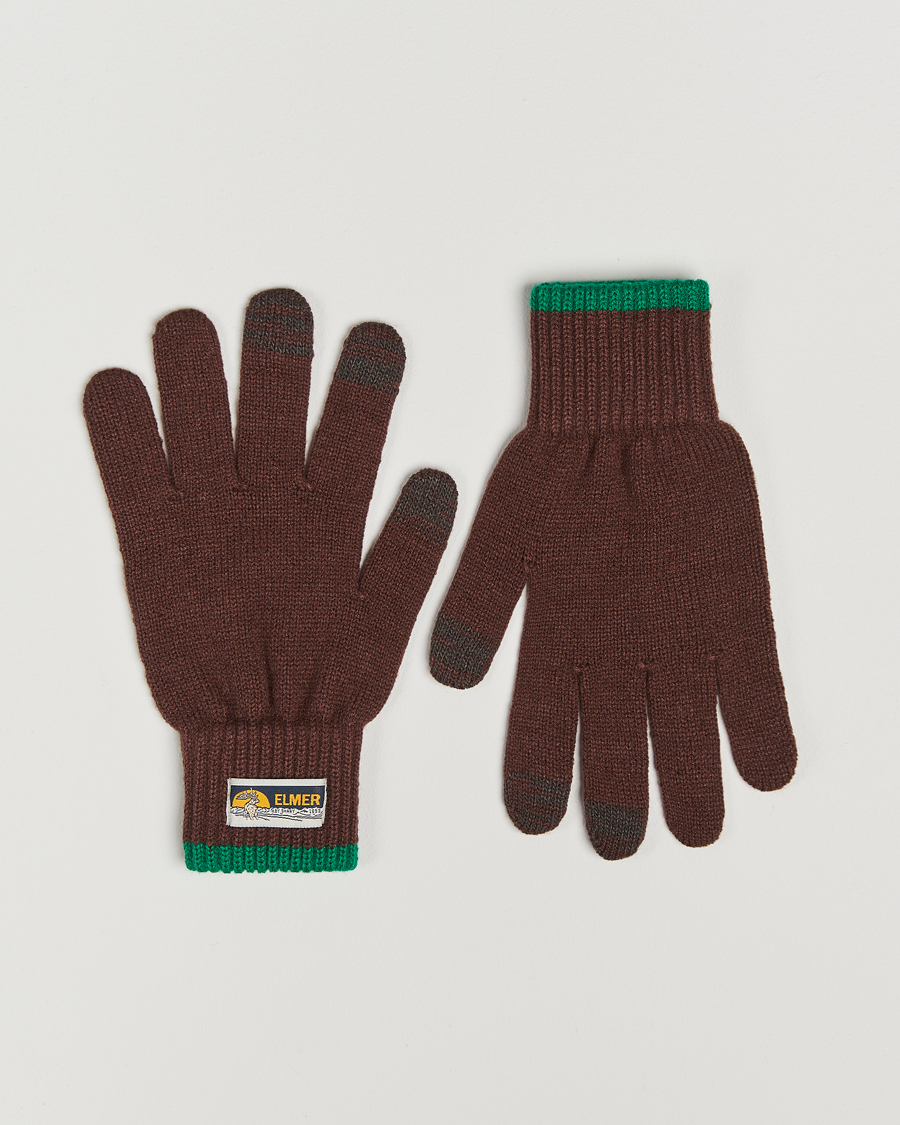 Herr | Elmer by Swany Knitted Glove Rosewood | Elmer by Swany | Knitted Glove Rosewood