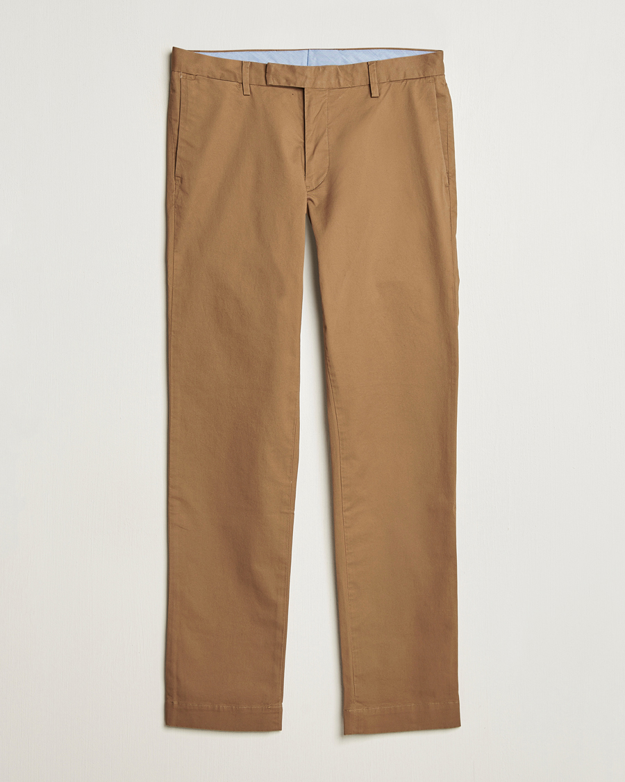 Herr | Byxor | Polo Ralph Lauren | Slim Fit Stretch Chinos Honey Brown