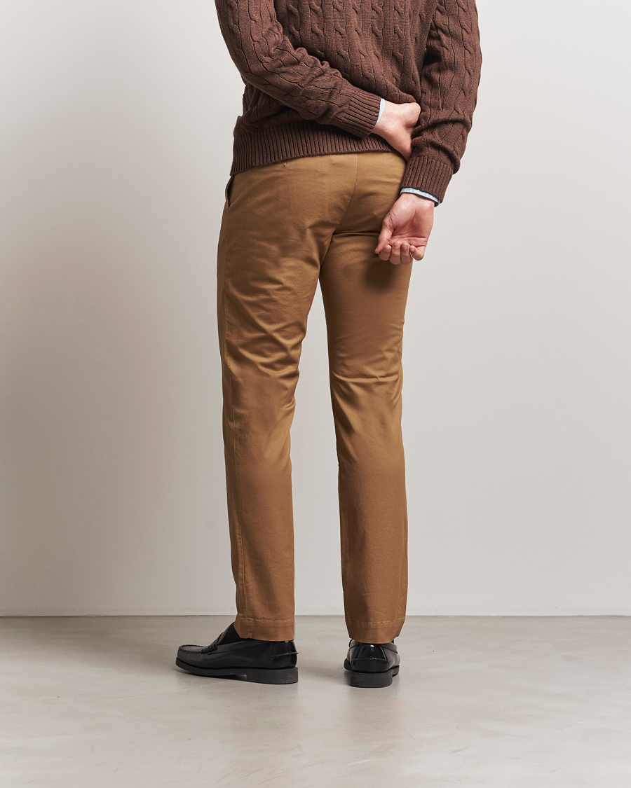 Herr | Byxor | Polo Ralph Lauren | Slim Fit Stretch Chinos Honey Brown
