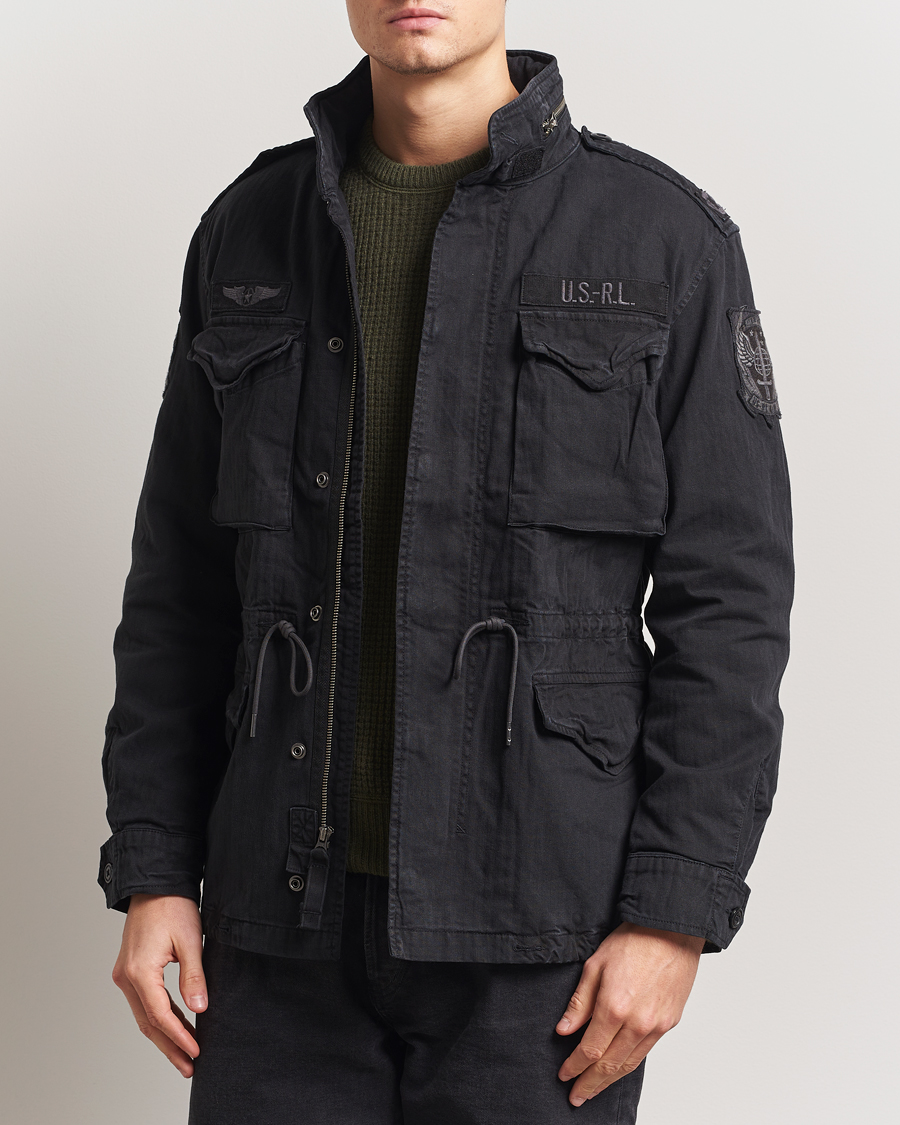 Herr | Jackor | Polo Ralph Lauren | Herringbone Field Jacket Polo Black