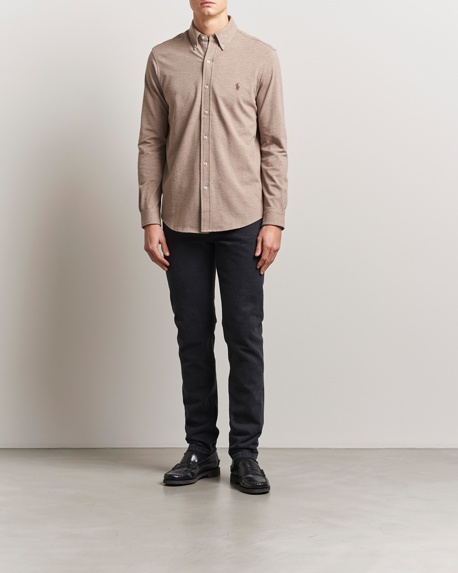 Herr | Skjortor | Polo Ralph Lauren | Featherweight Mesh Shirt Adirondack Heahter