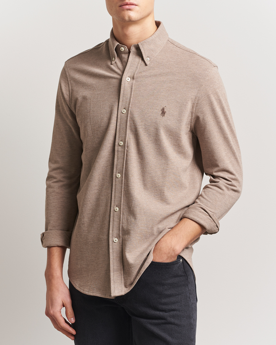 Herr | Skjortor | Polo Ralph Lauren | Featherweight Mesh Shirt Adirondack Heahter