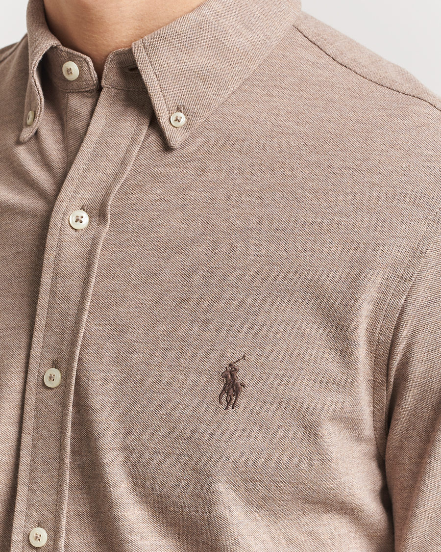 Herr | Skjortor | Polo Ralph Lauren | Featherweight Mesh Shirt Adirondack Heahter