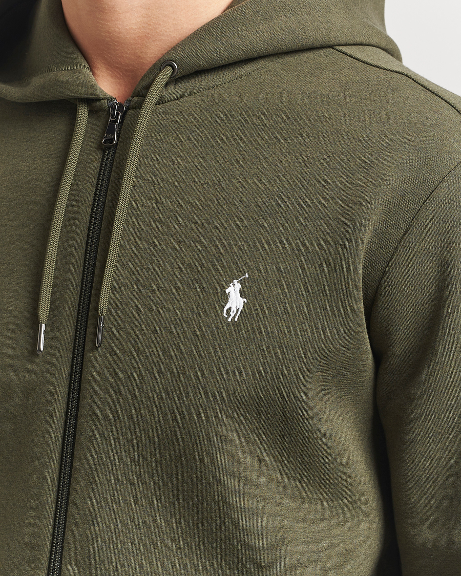 Herr | Tröjor | Polo Ralph Lauren | Double Knitted Full-Zip Hoodie Alpine Heather