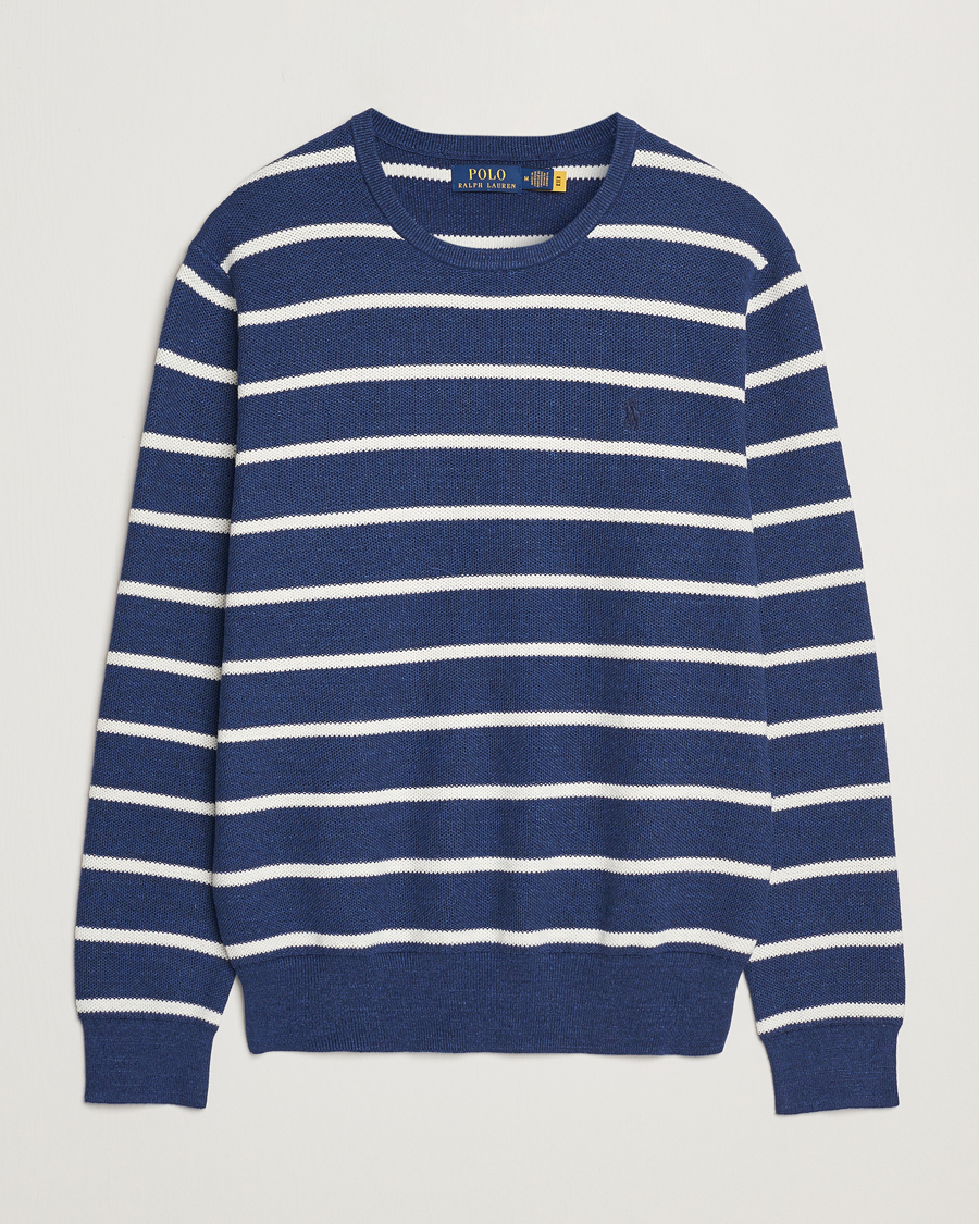 Herr | Tröjor | Polo Ralph Lauren | Cotton Pullover Sweater Navy Combo