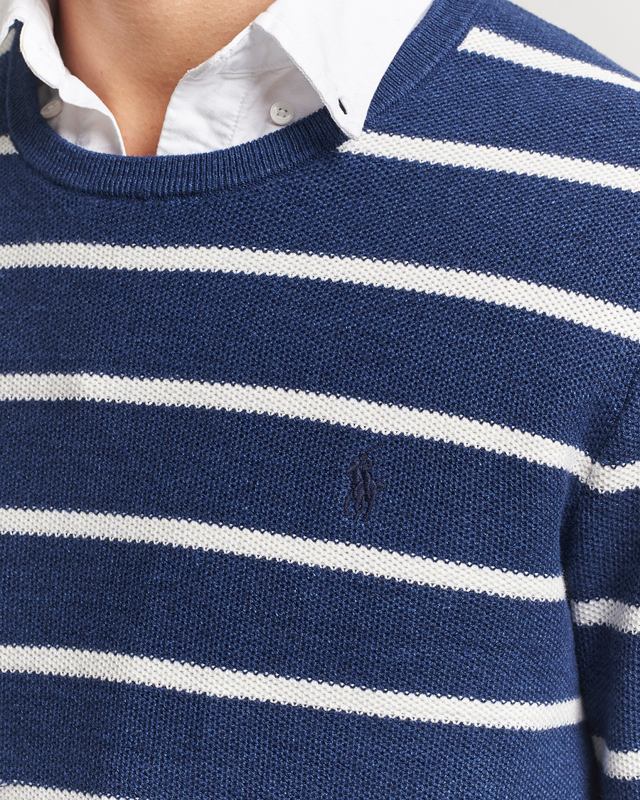 Herr | Tröjor | Polo Ralph Lauren | Cotton Pullover Sweater Navy Combo