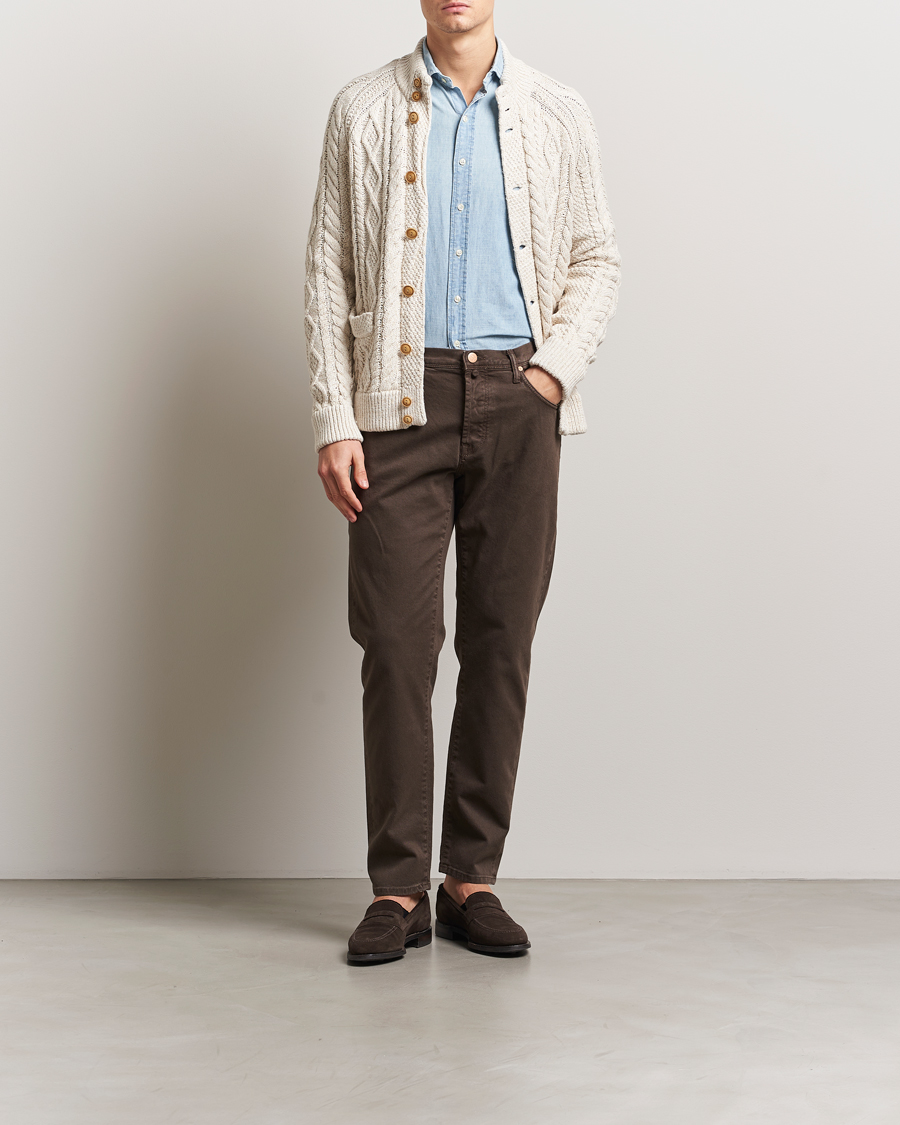 Herr | Tröjor | Polo Ralph Lauren | Cotton Cardigan Cream Combo