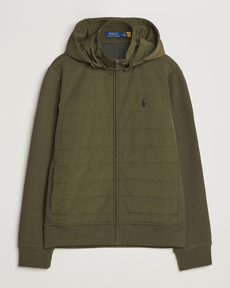 Herr | Tröjor | Polo Ralph Lauren | Hybrid Hooded Full-Zip Sweater Armadillo