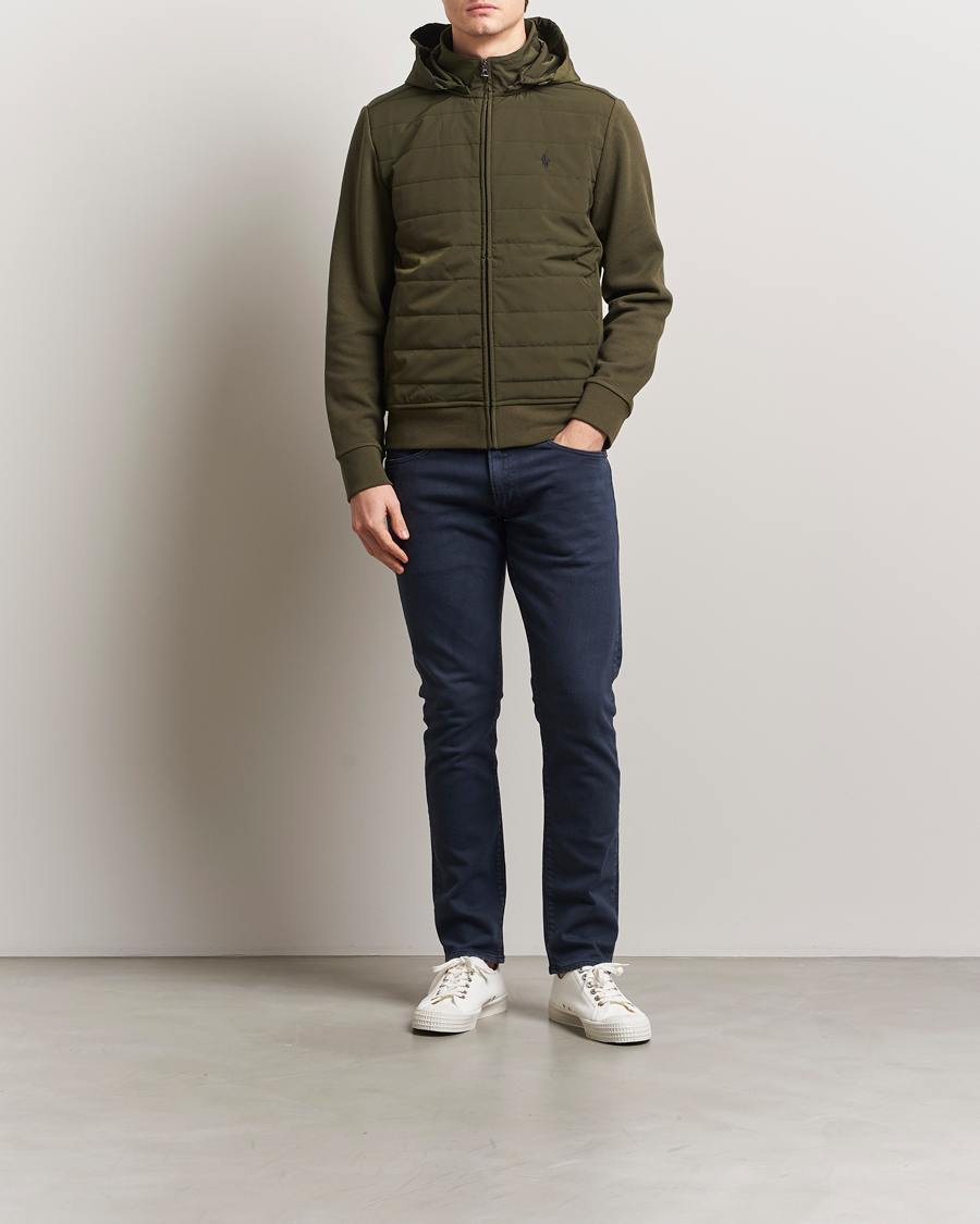 Herr | Tröjor | Polo Ralph Lauren | Hybrid Hooded Full-Zip Sweater Armadillo