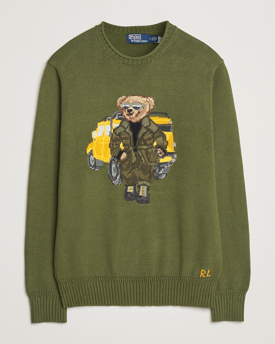 Herr | Tröjor | Polo Ralph Lauren | Cotton Bear Pullover New Olive