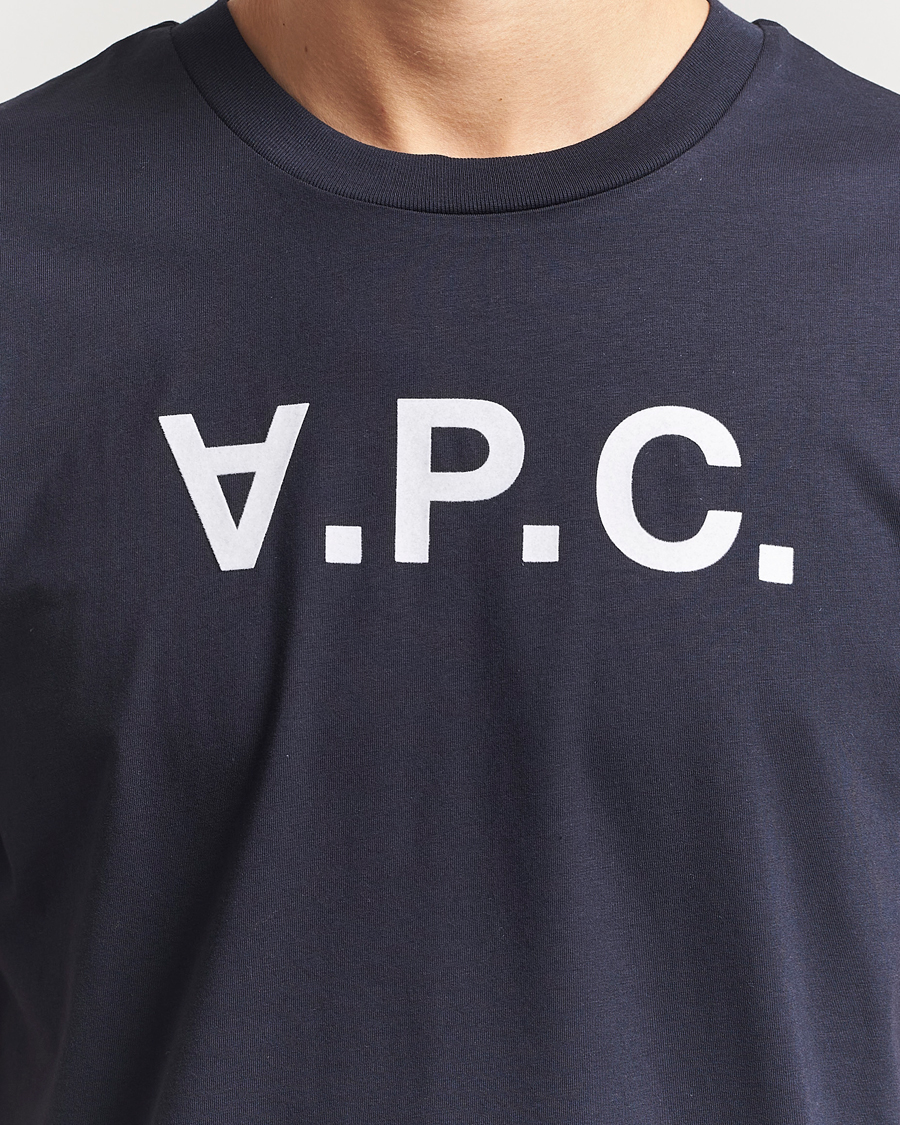 Herr | T-Shirts | A.P.C. | VPC T-Shirt Dark Navy