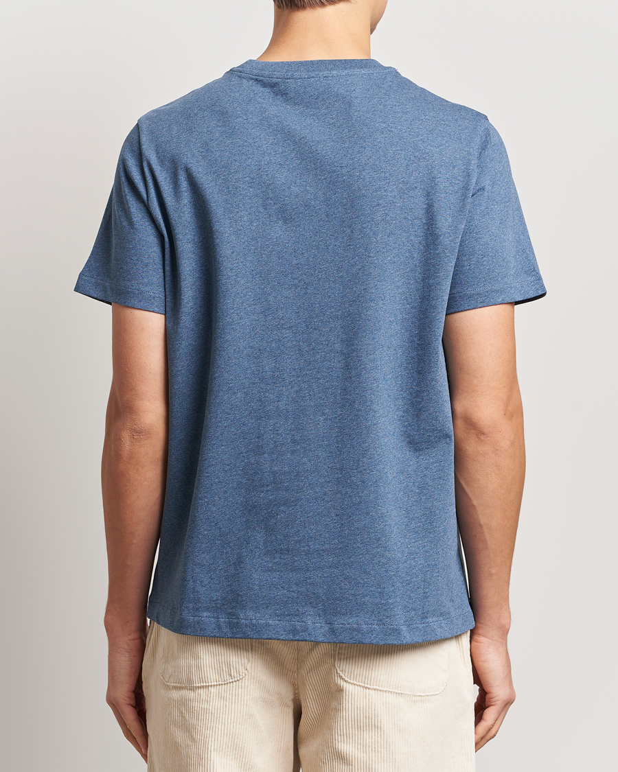 Herr | T-Shirts | A.P.C. | Rue Madame T-Shirt Blue Melange