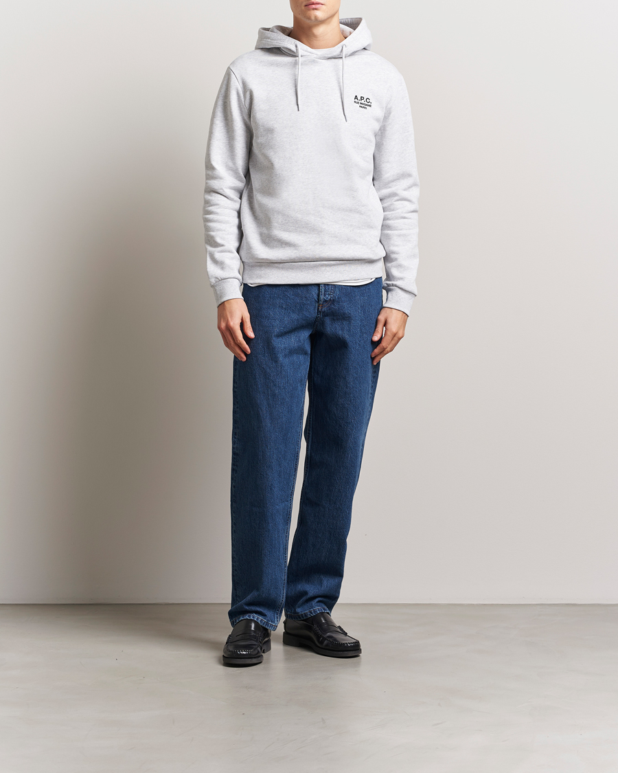 Herr | Tröjor | A.P.C. | Rue Madame Hoodie Heather Grey/Black