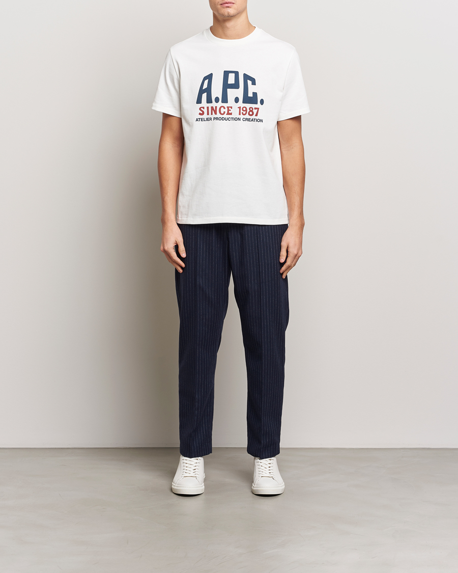 Herr | T-Shirts | A.P.C. | Print Label T-Shirt White