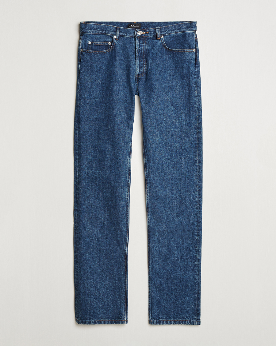 Herr | Byxor | A.P.C. | New Standard Jeans Washed Indigo