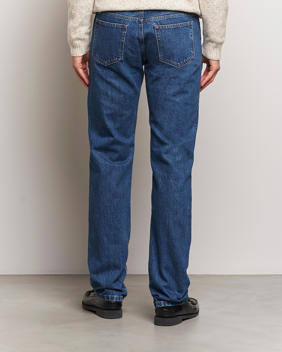 Herr | Byxor | A.P.C. | New Standard Jeans Washed Indigo