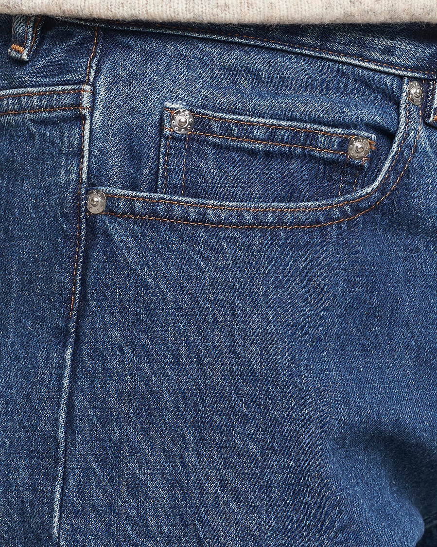 Herr | Byxor | A.P.C. | New Standard Jeans Washed Indigo
