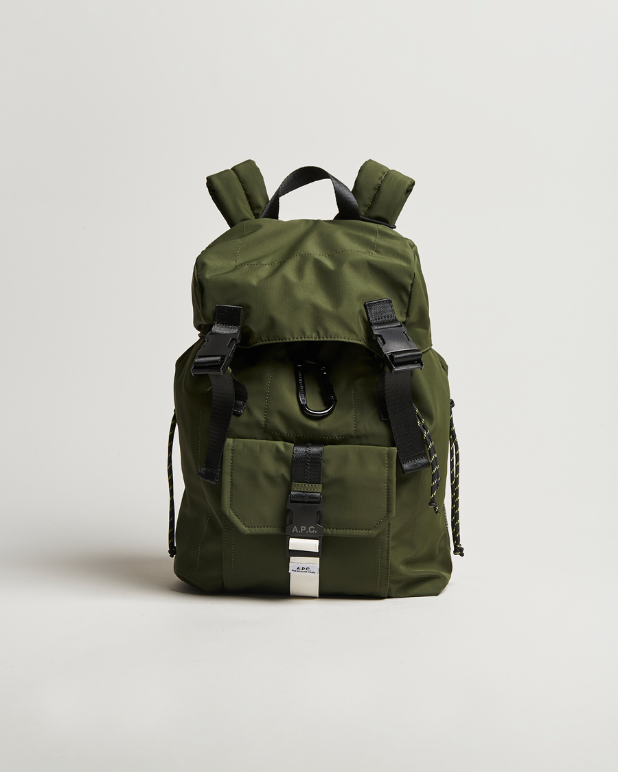 Herr | Väskor | A.P.C. | Trek Backpack Dark Khaki