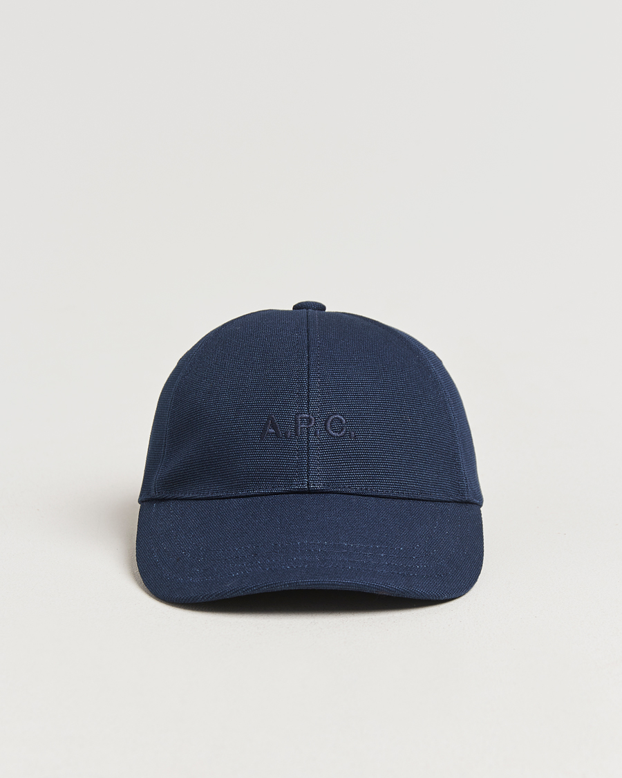 Herr | Hattar & kepsar | A.P.C. | Charlie Baseball Cap Dark Navy