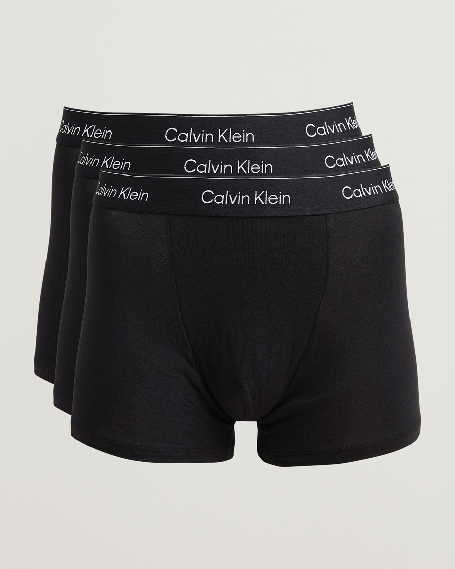 Herr | Underkläder | Calvin Klein | 3-Pack Icon Cotton Stretch Relaxed Trunk Black