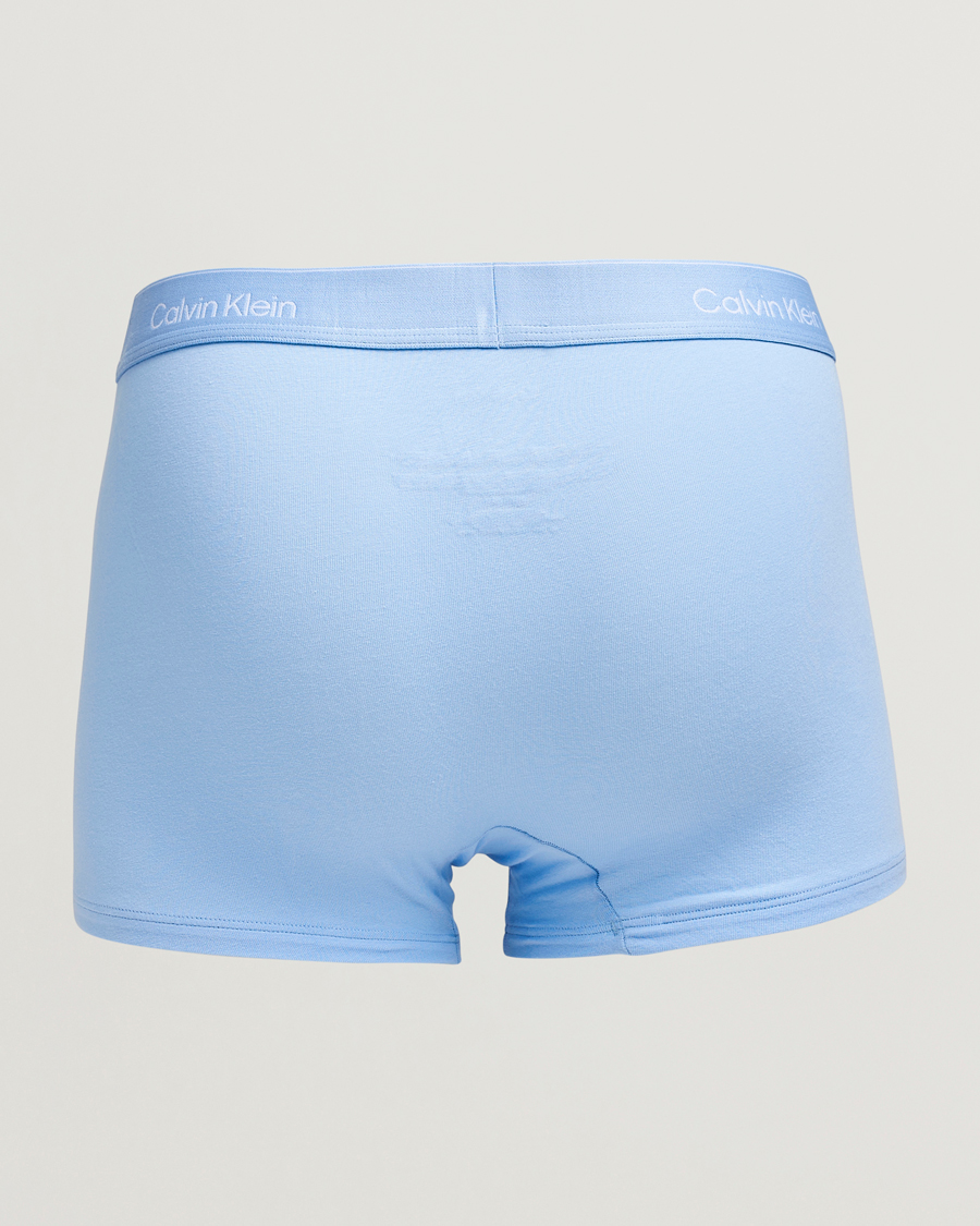 Herr | Underkläder | Calvin Klein | 3-Pack Icon Cotton Stretch Trunk Black/Blue/Light Blue