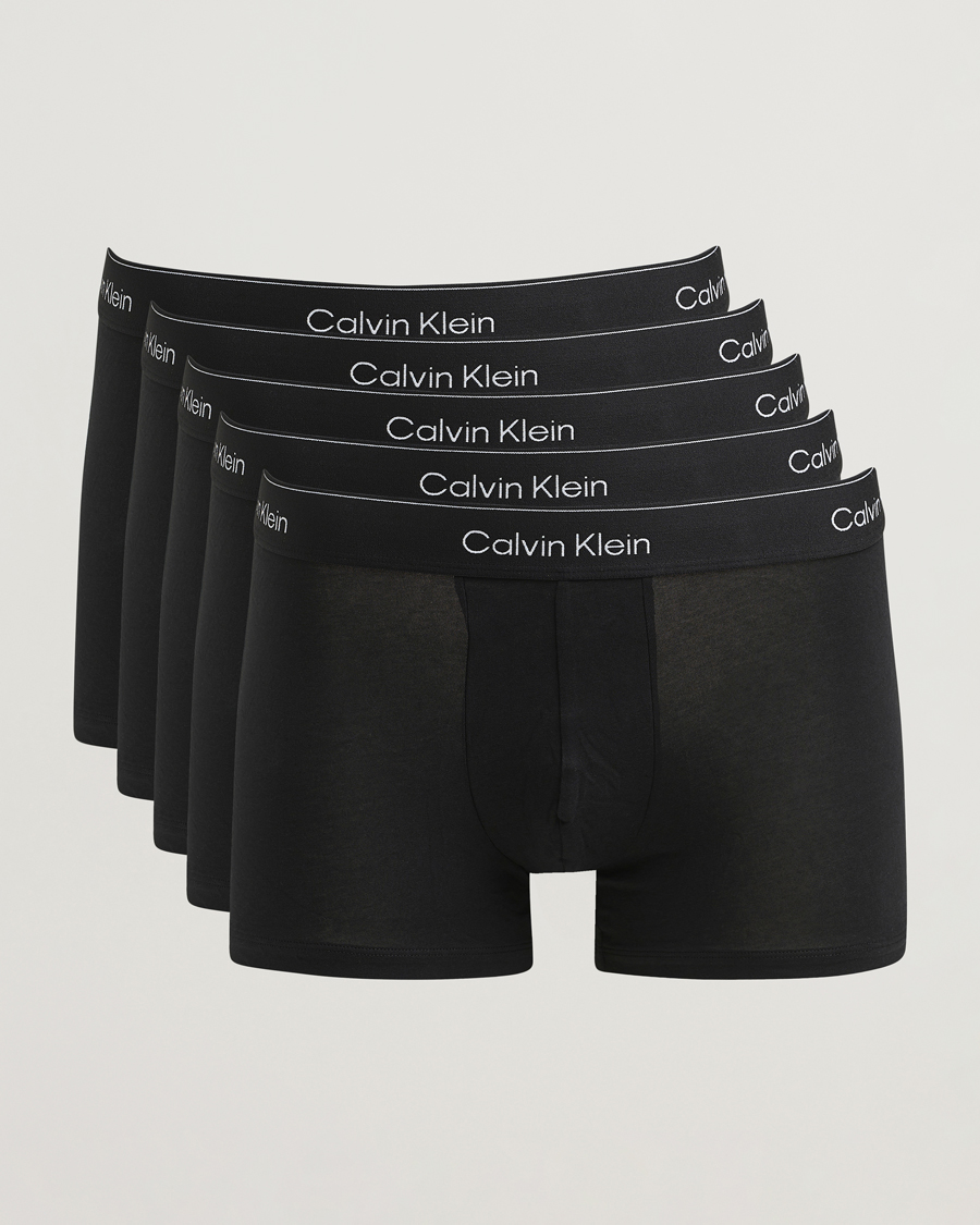 Herr | Underkläder | Calvin Klein | 5-Pack Icon Cotton Stretch Trunk Black