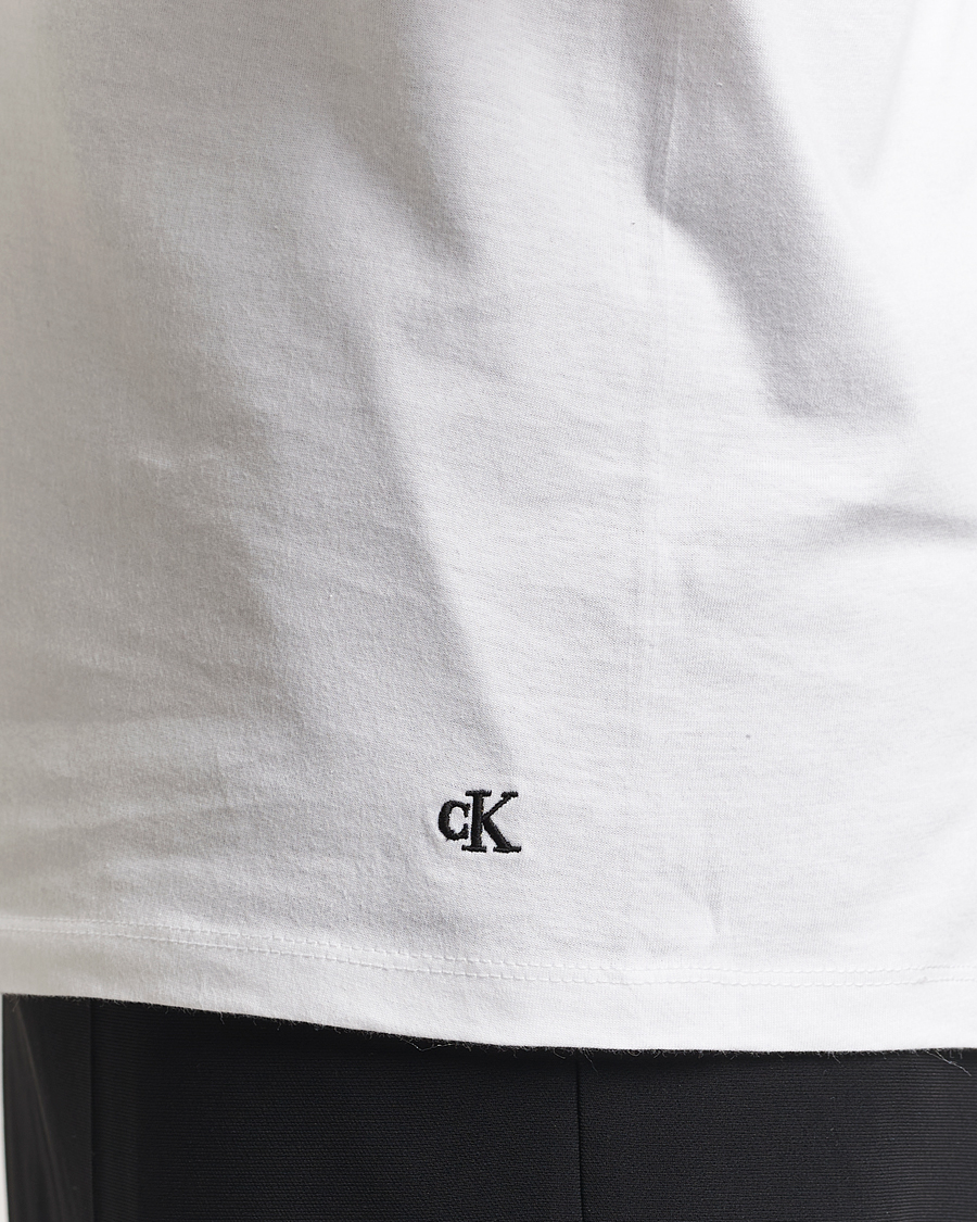 Herr | T-Shirts | Calvin Klein | 3-Pack Cotton Crew Neck T-Shirt White