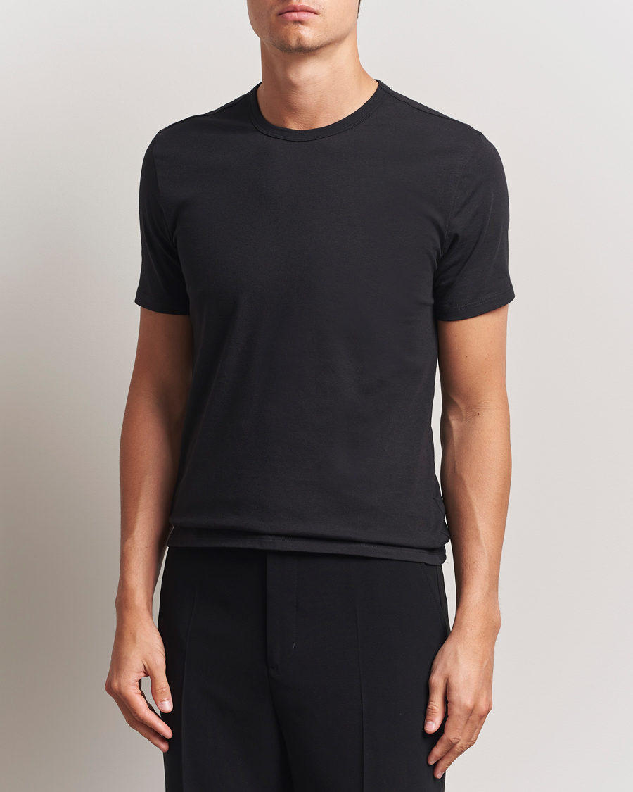 Herr | T-Shirts | Calvin Klein | 3-Pack Cotton Stretch Crew Neck T-Shirt Black