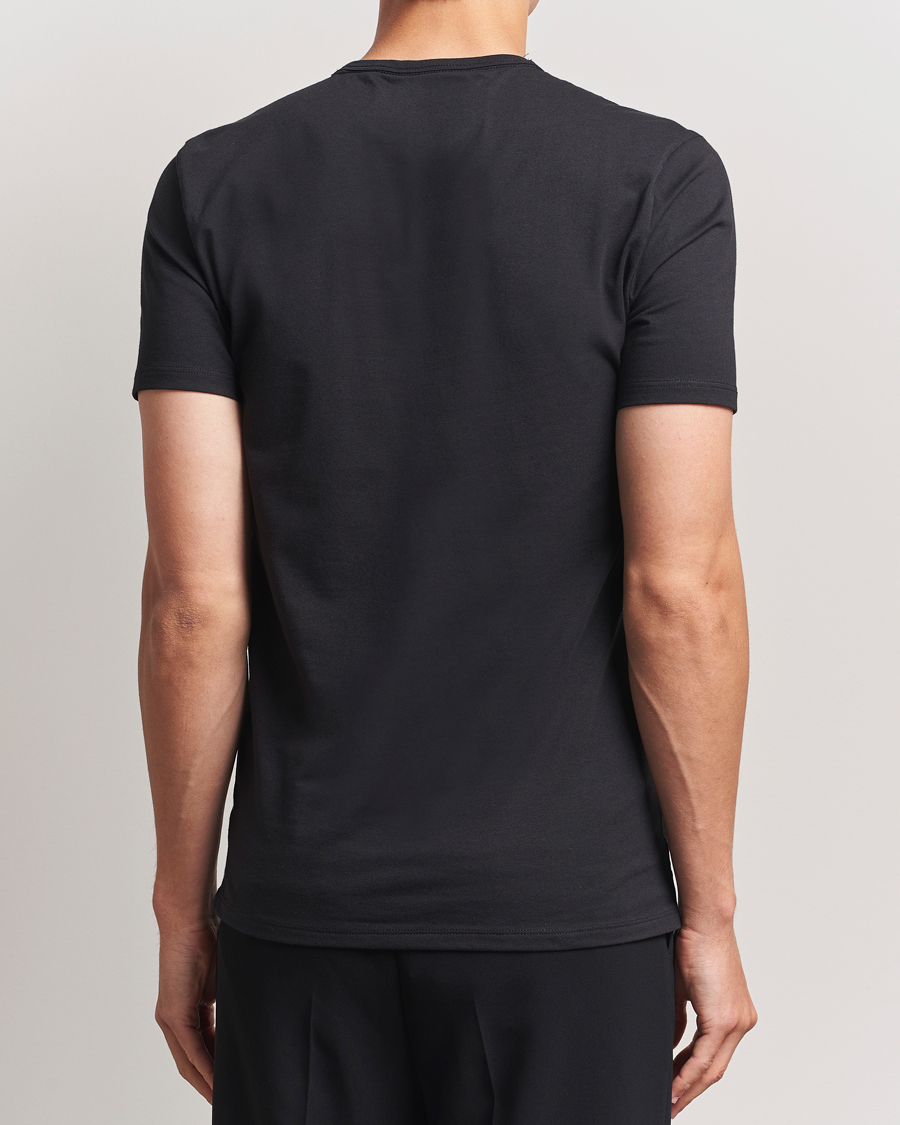 Herr | T-Shirts | Calvin Klein | 3-Pack Cotton Stretch Crew Neck T-Shirt Black