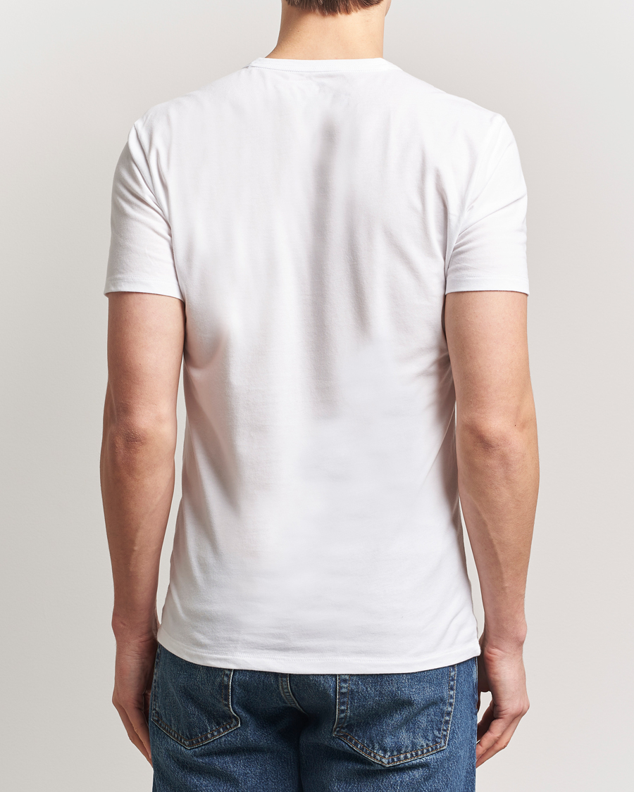 Herr | T-Shirts | Calvin Klein | 3-Pack Cotton Stretch V-Neck T-Shirt White