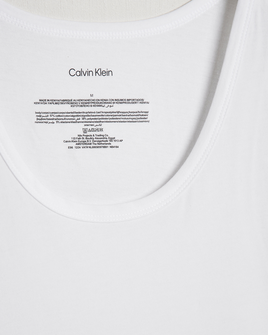 Herr | T-Shirts | Calvin Klein | 3-Pack Cotton Tank Top White