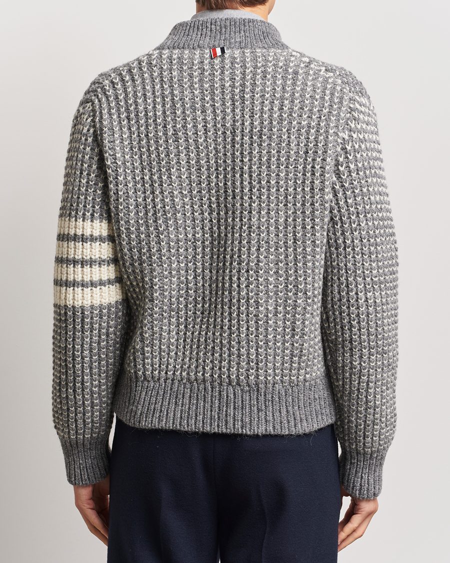 Herr | Jackor | Thom Browne | Irish Wool Bomber Jacket Medium Grey