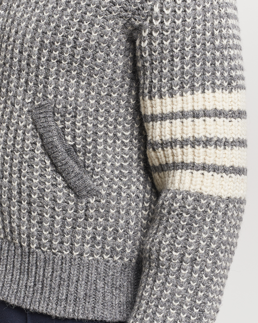 Herr | Jackor | Thom Browne | Irish Wool Bomber Jacket Medium Grey