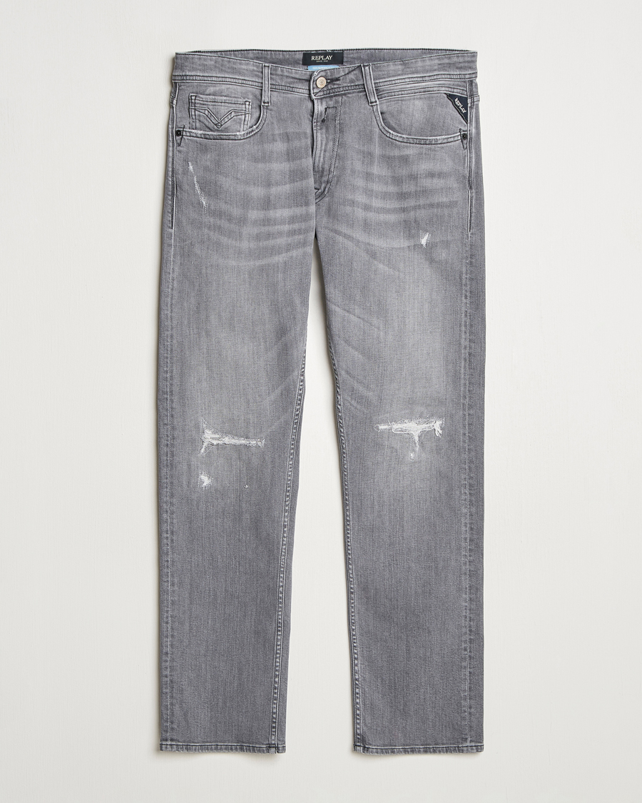 Herr | Jeans | Replay | Rocco Comfort Fit Stretch Jeans Washed Grey