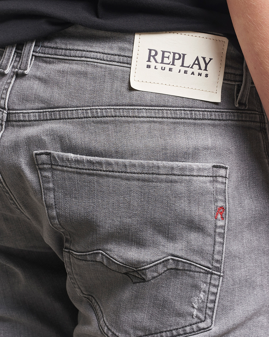 Herr | Jeans | Replay | Rocco Comfort Fit Stretch Jeans Washed Grey