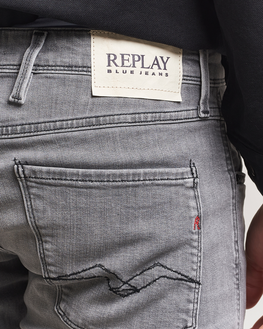 Herr | Jeans | Replay | Anbass Stretch Jeans Washed Grey