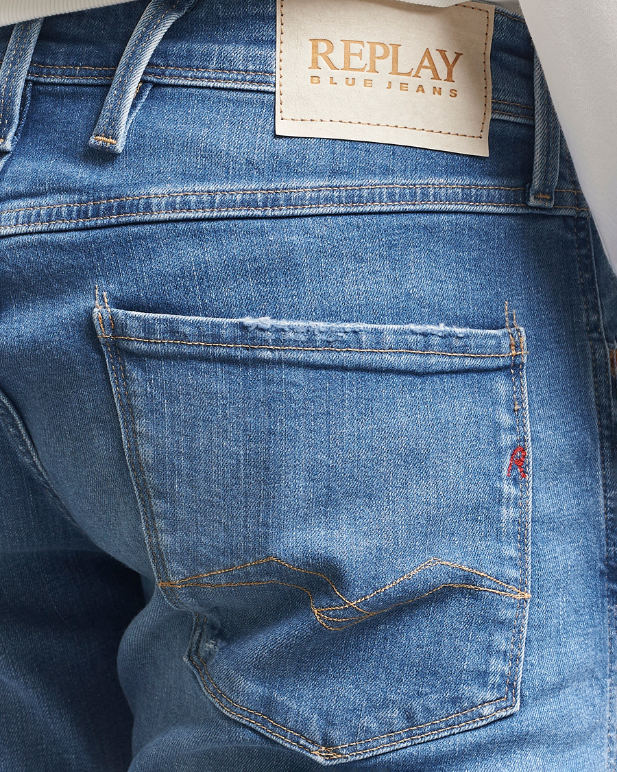 Herr | Jeans | Replay | Anbass Stretch Jeans Medium Blue