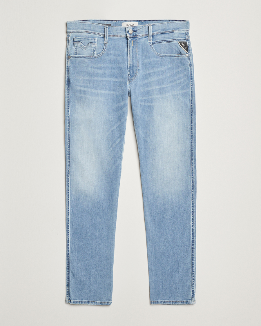 Herr | Jeans | Replay | Anbass Hyperflex Jeans Light Blue