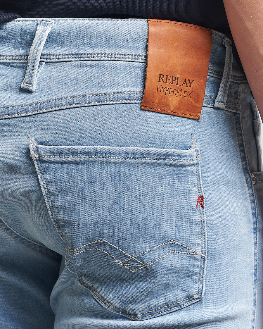 Herr | Jeans | Replay | Anbass Hyperflex Jeans Light Blue