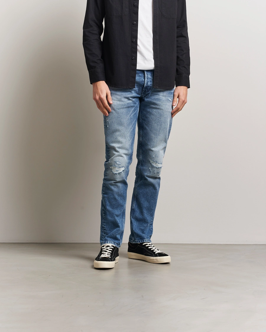 Herr | Jeans | Replay | Grover Straight Fit Original Jeans Medium Blue