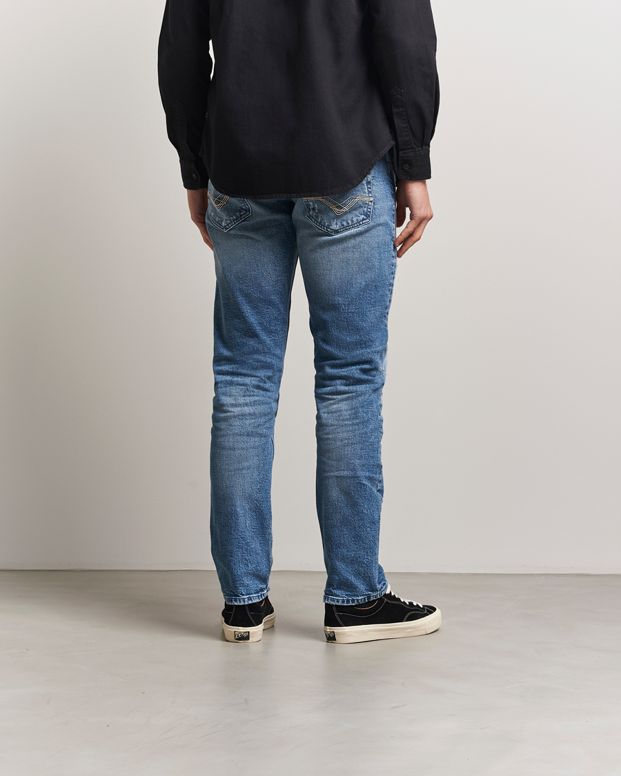 Herr | Jeans | Replay | Grover Straight Fit Original Jeans Medium Blue