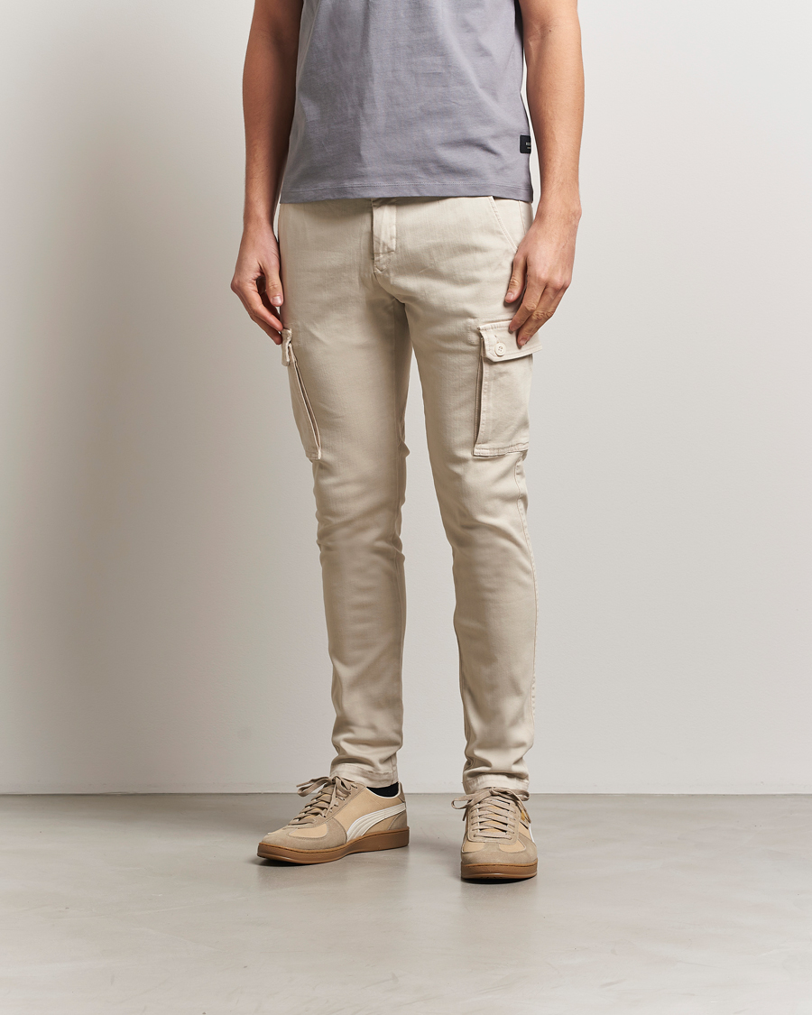 Herr | Byxor | Replay | Jaan Hyperflex Cargo Pants Alabster