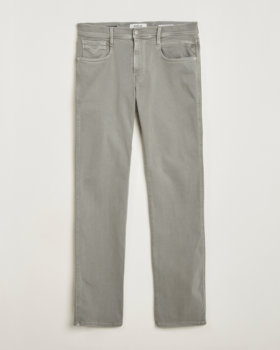 Herr | Byxor | Replay | Anbass Hyperflex X.Lite 5-Pocket Pants Dim Grey