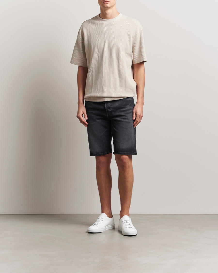 Herr | Shorts | Replay | RBJ981 Stretch Denim Shorts Washed Black