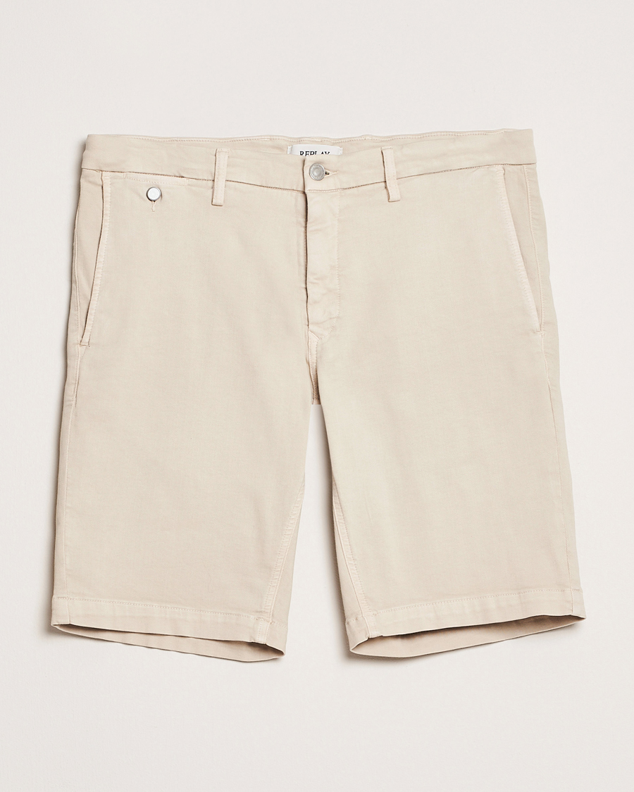 Herr | Shorts | Replay | Benni Hyperflex Shorts Alabster
