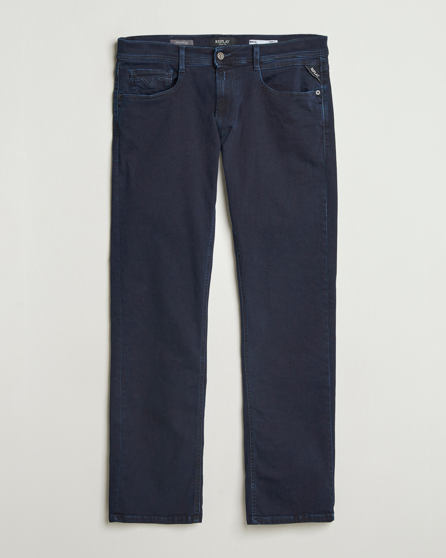 Herr | Jeans | Replay | Rocco Comfort Fit Hyperflex Jeans Blue Black