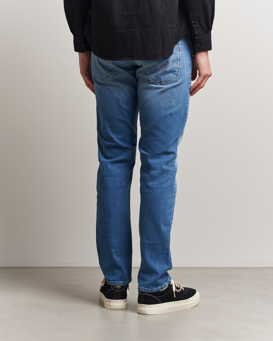 Herr | Jeans | Replay | Grover Straight Fit Stretch Jeans Medium Blue