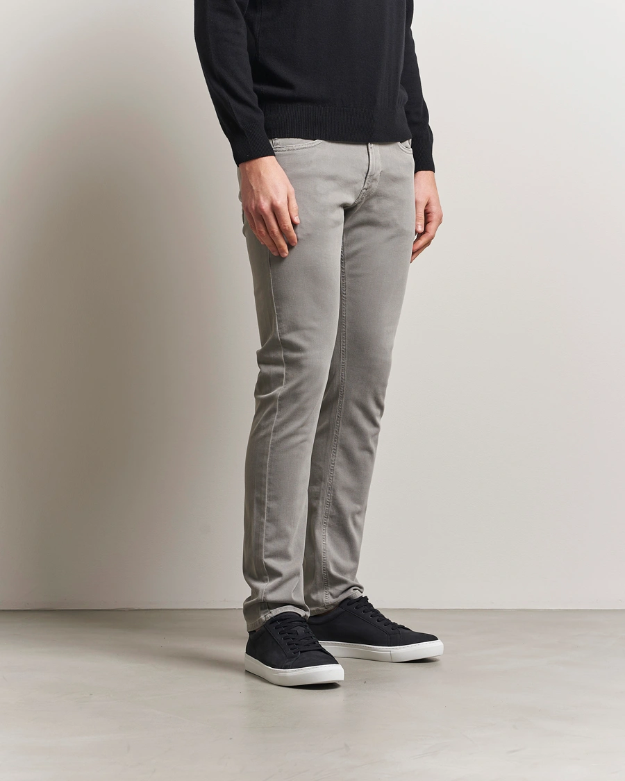 Herr | Byxor | Replay | Grover Hyperflex 5-Pocket Pants Dim Grey